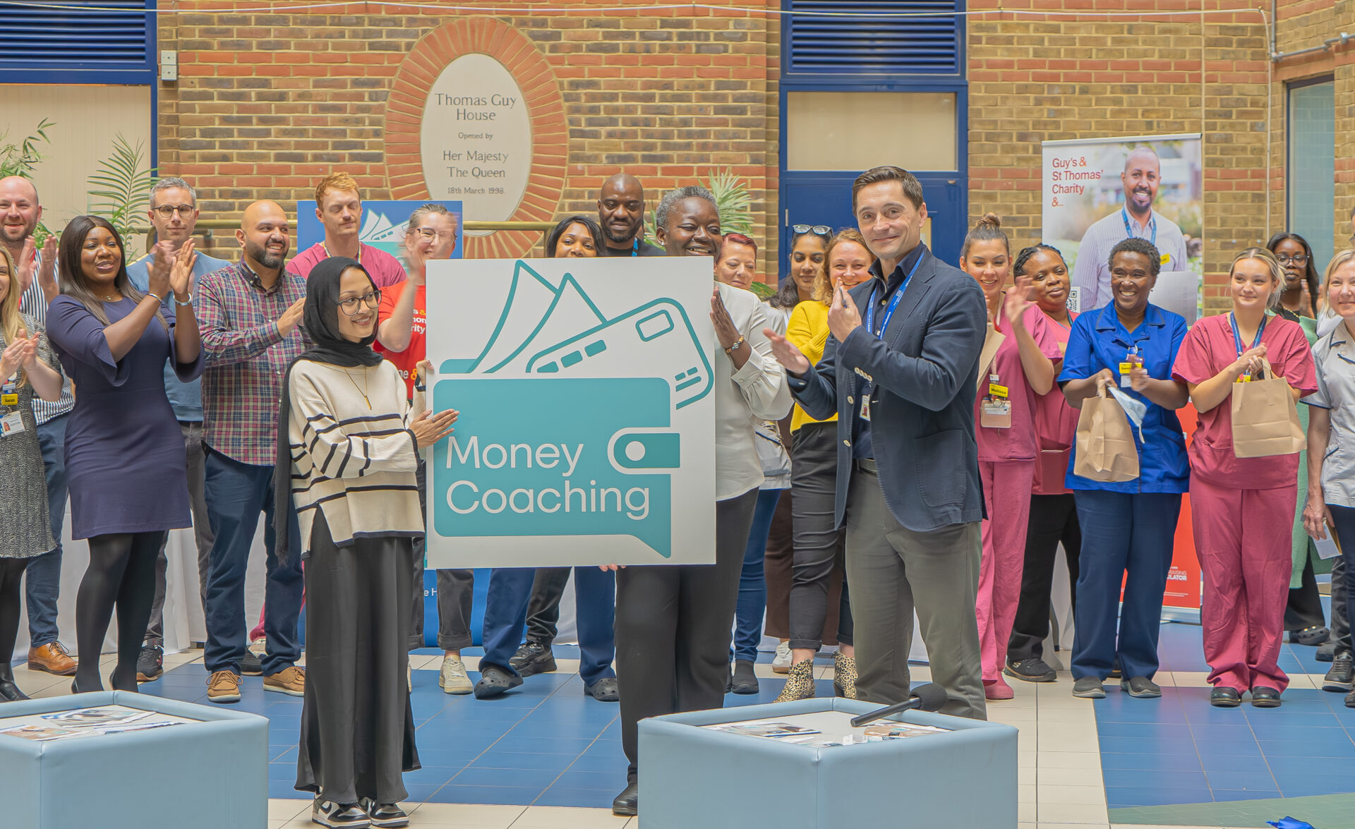 Image of the launch of the Money Coaching service