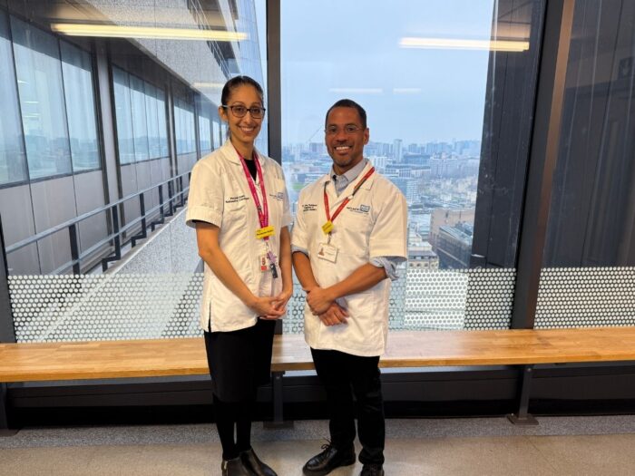 Poonam Kalsi and Jose Rodriguez leaders of the pilot project at Guy