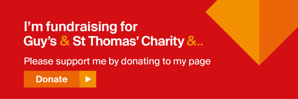 Yellow banner, on the left there is the logo in black text reads: Evelina London Children